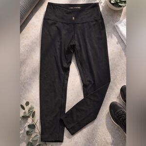 Rhone Black Performance Leggings Size M High Rise Athletic Yoga